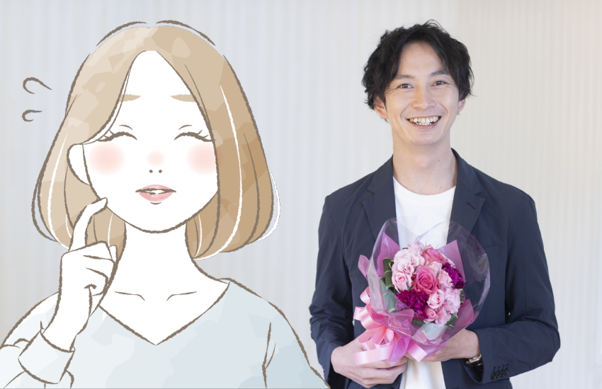 B型男が追う女
